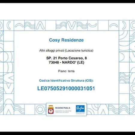 Hébergement de vacances Cosy Residenze
